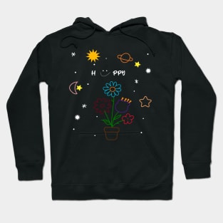 spring flowers simple Hoodie